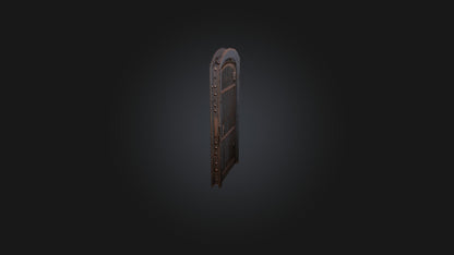 3D model Iron Barred Door VR / AR / low-poly
