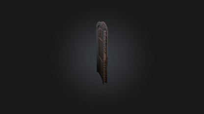 3D model Iron Barred Door VR / AR / low-poly