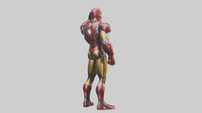 Iron Man statue model VR / AR / low-poly