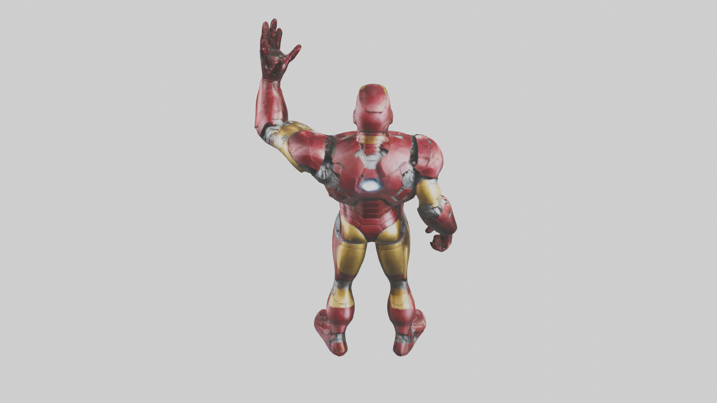 Iron Man statue model VR / AR / low-poly