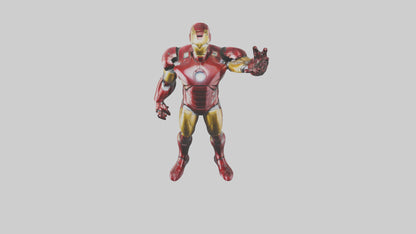 Iron Man statue model VR / AR / low-poly