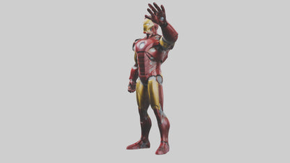 Iron Man statue model VR / AR / low-poly