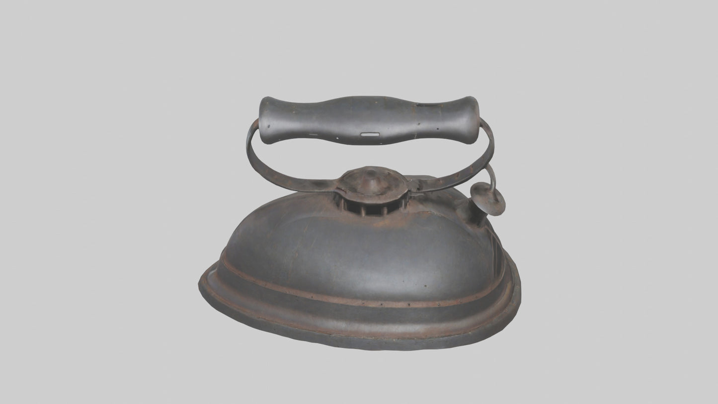 3D model Iron model VR / AR / low-poly
