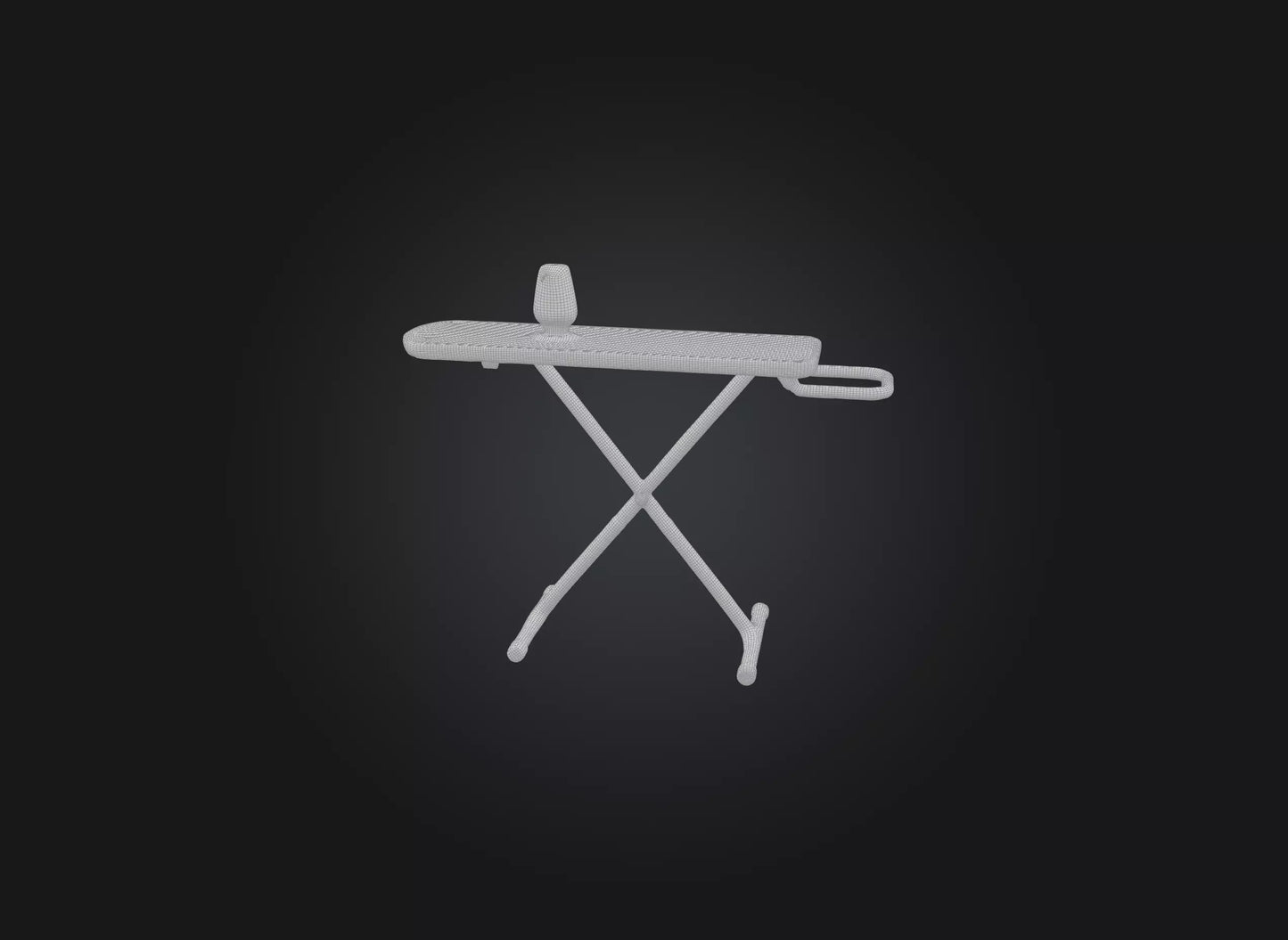 3D model ironing board VR / AR / low-poly
