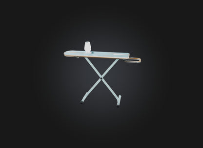 3D model ironing board VR / AR / low-poly