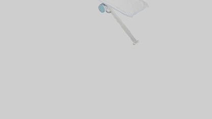 Ironing board cover model VR / AR / low-poly