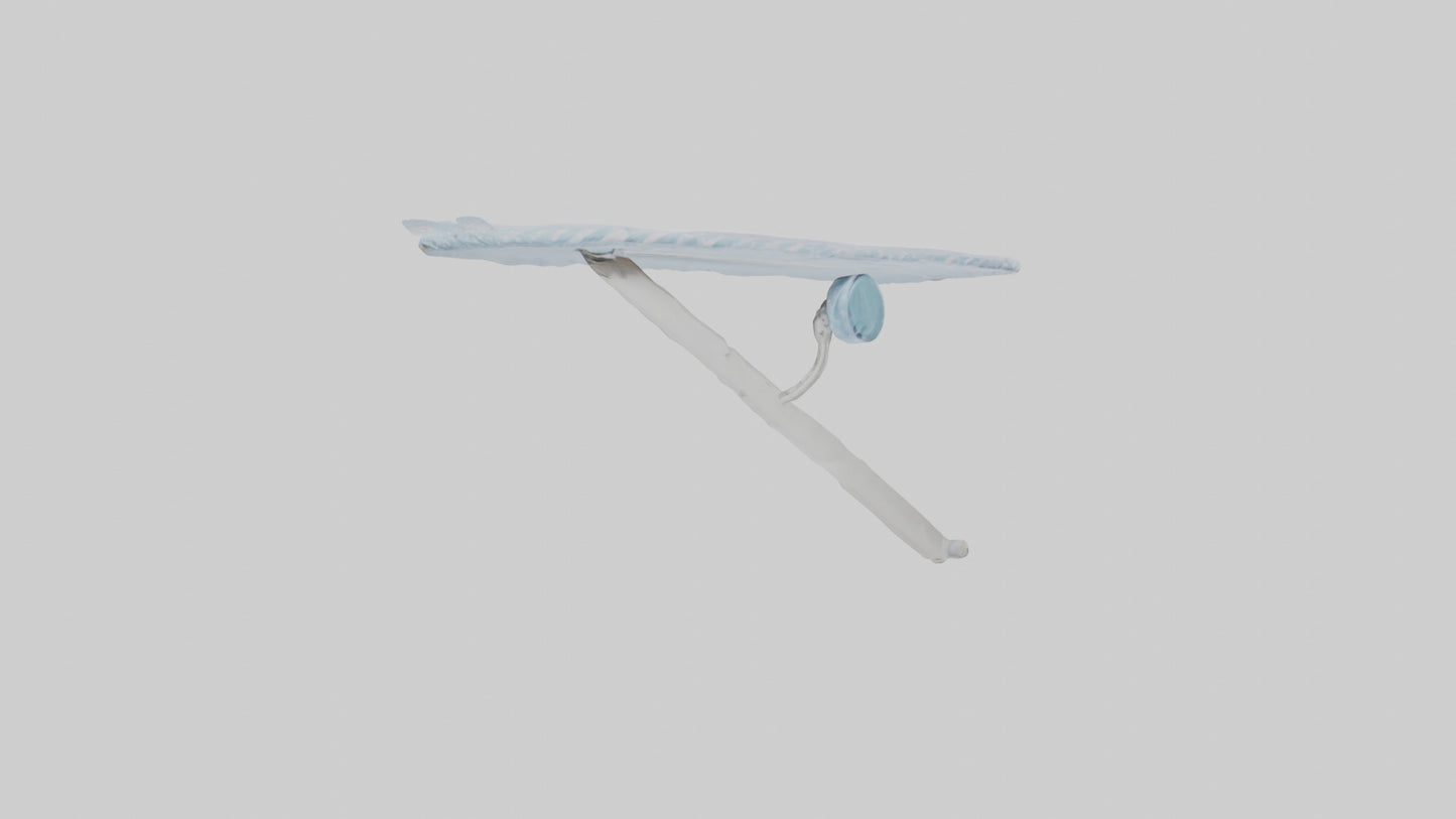 Ironing board cover model VR / AR / low-poly