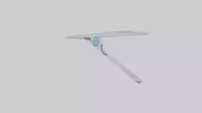 Ironing board cover model VR / AR / low-poly