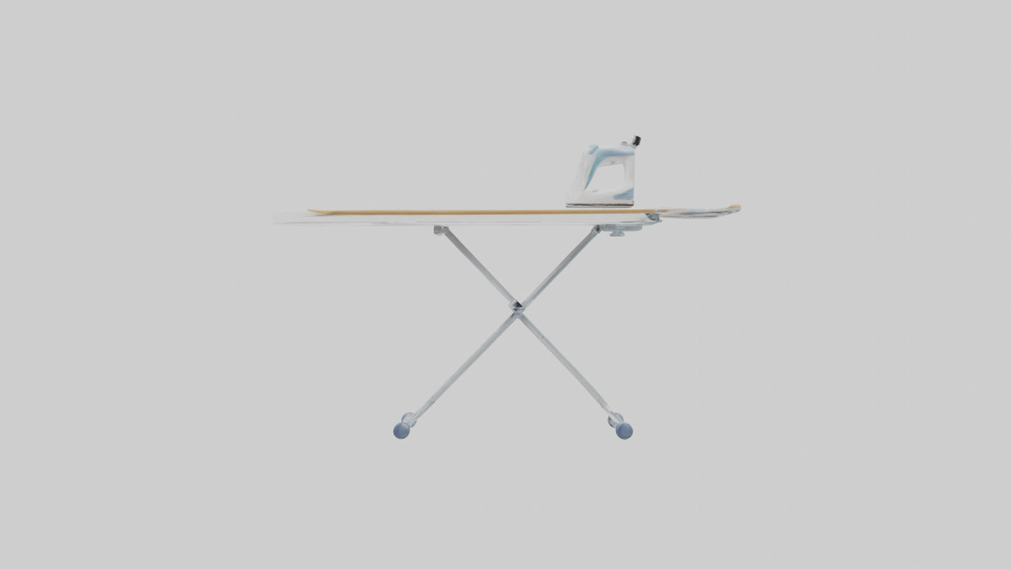 3D model Ironing board model VR / AR / low-poly