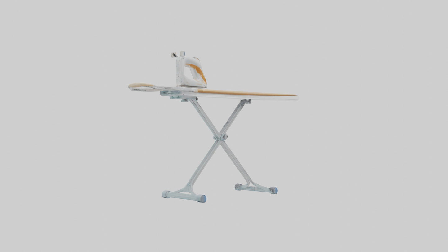3D model Ironing board model VR / AR / low-poly