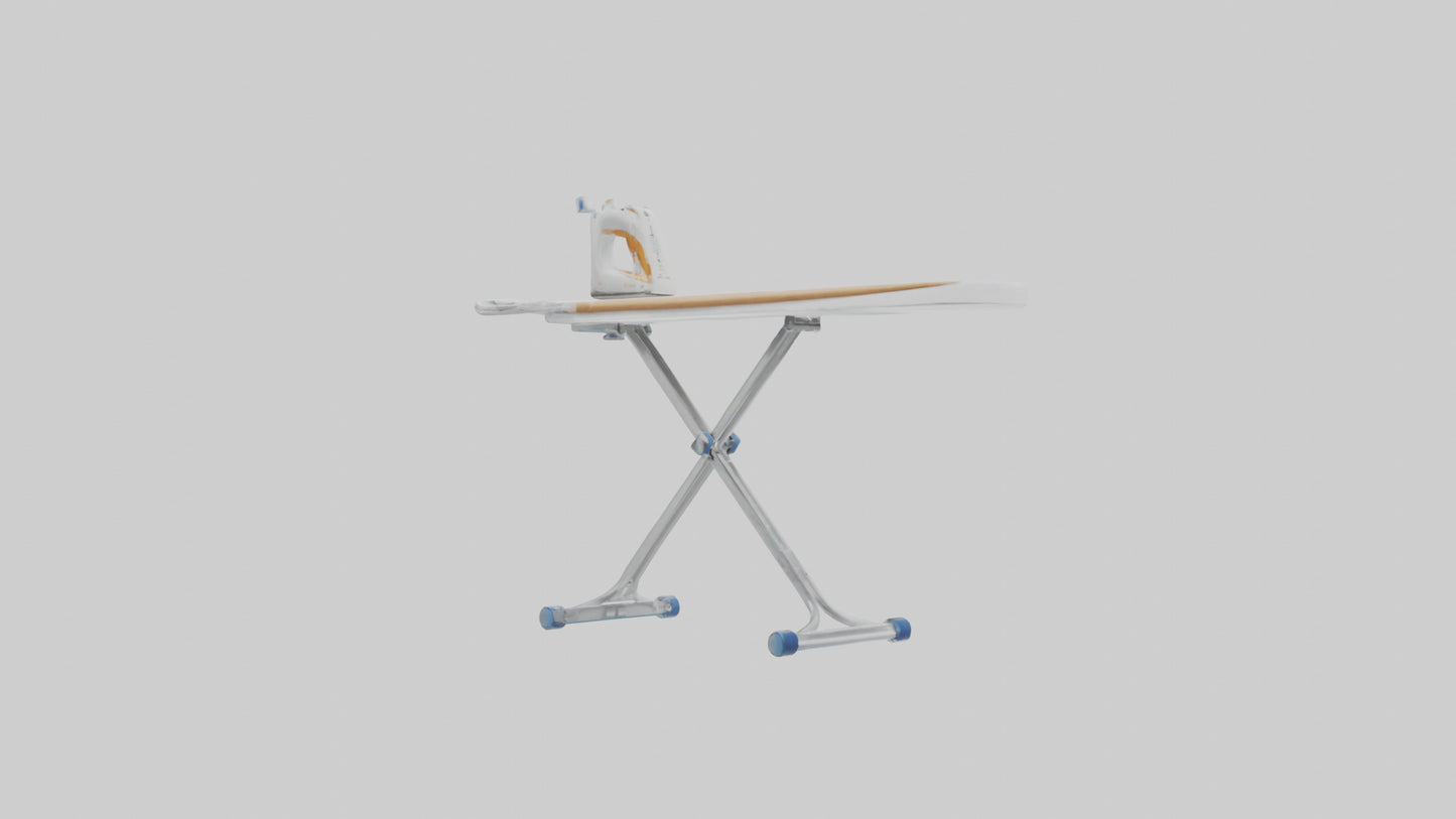 3D model Ironing board model VR / AR / low-poly