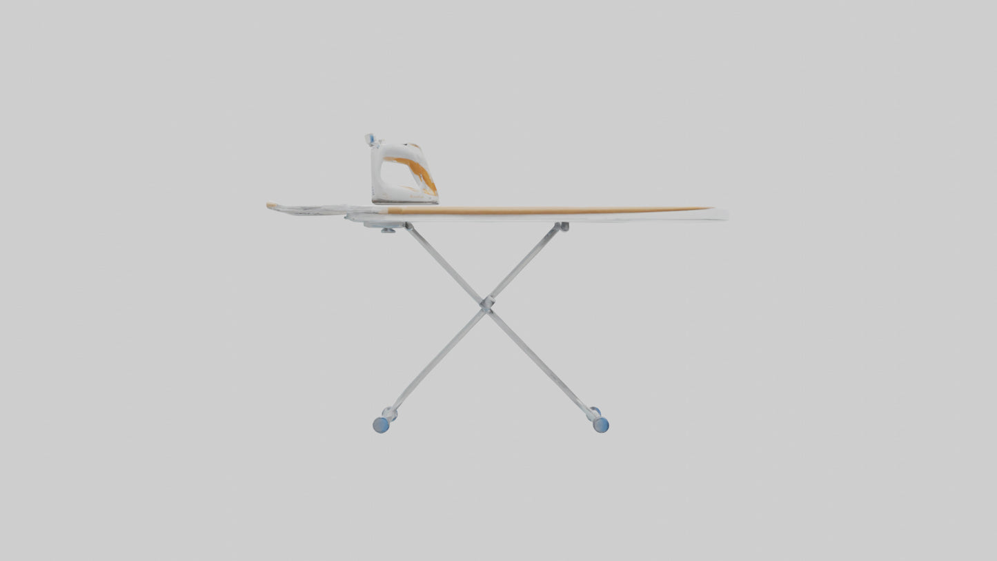 3D model Ironing board model VR / AR / low-poly
