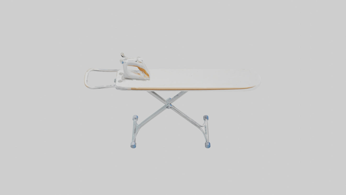 3D model Ironing board model VR / AR / low-poly