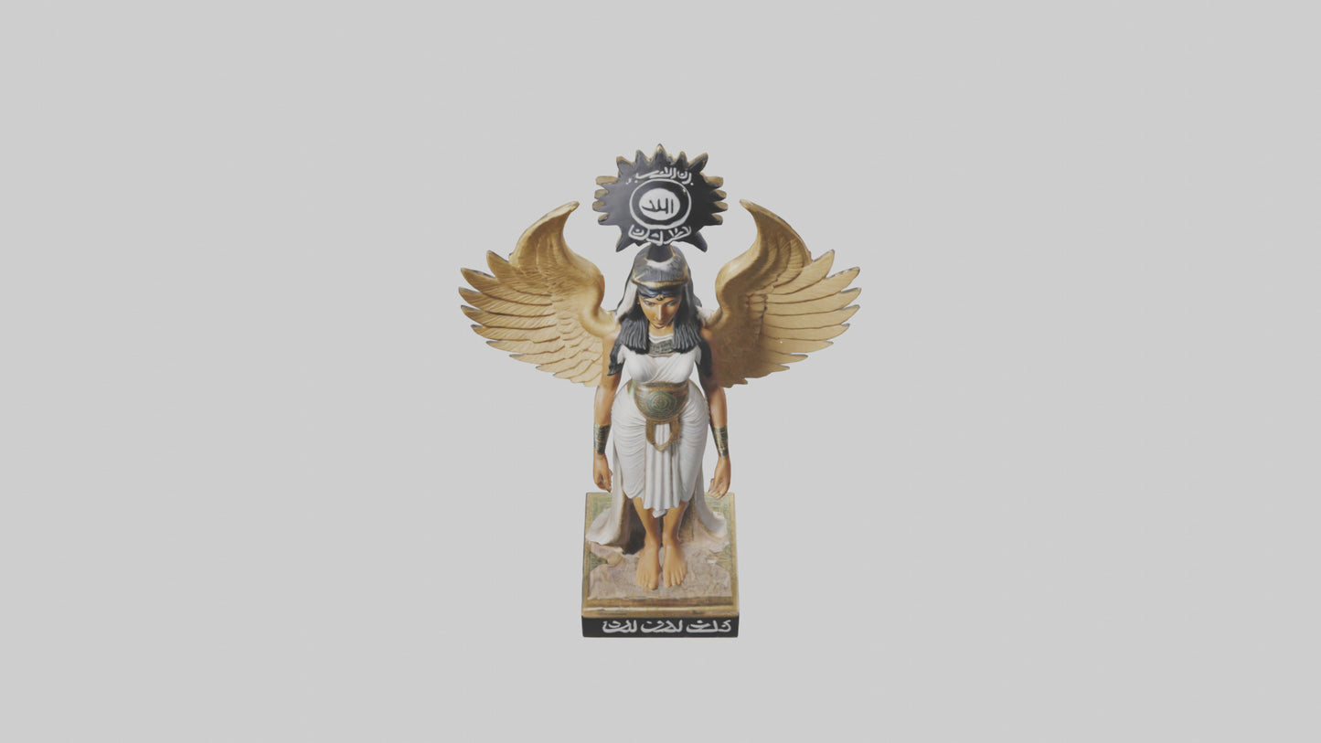 3D model Isis statue model VR / AR / low-poly