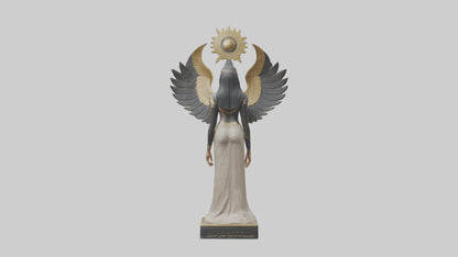 3D model Isis statue model VR / AR / low-poly