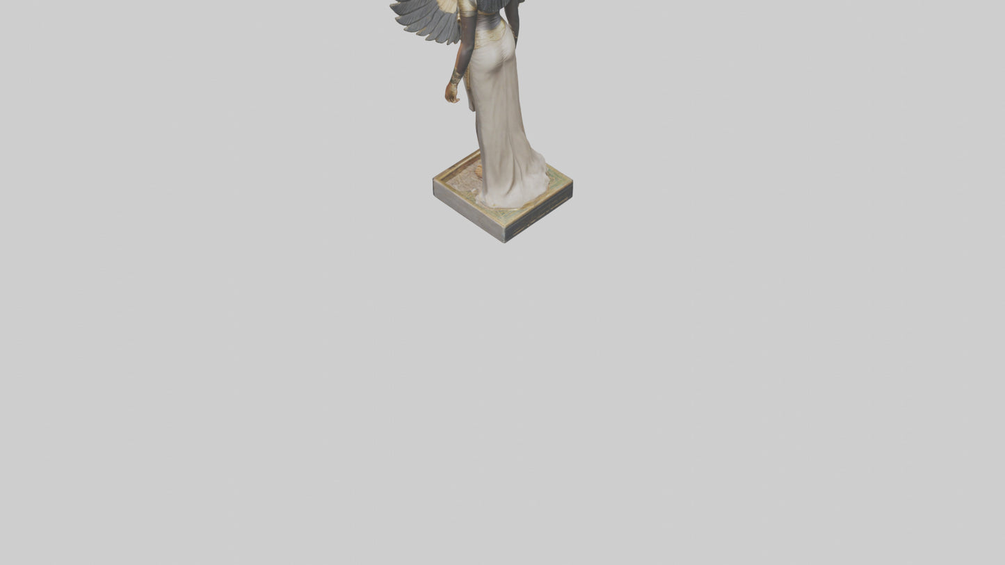 3D model Isis statue model VR / AR / low-poly
