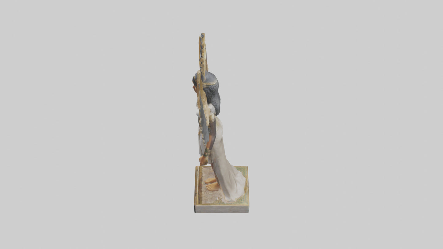 3D model Isis statue model VR / AR / low-poly