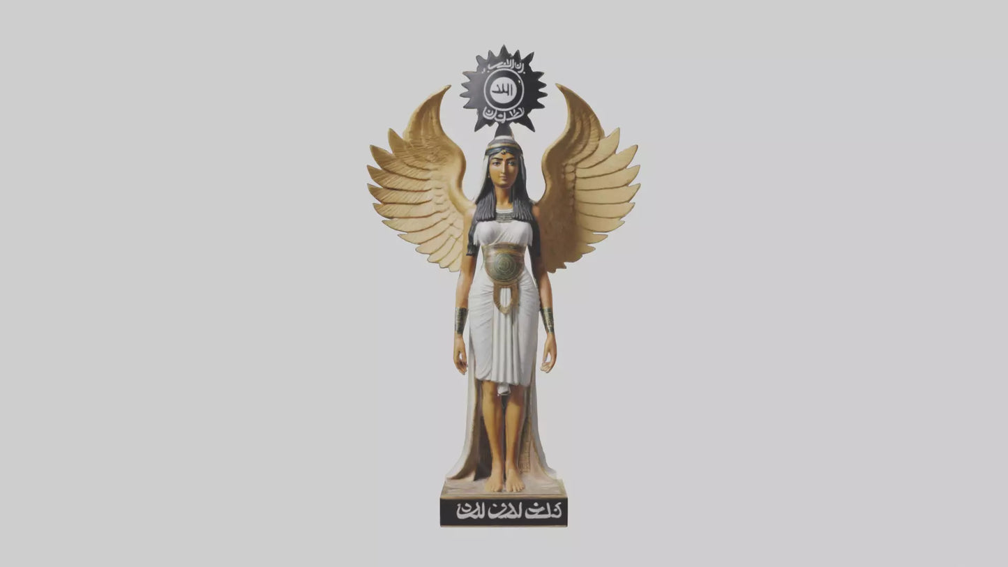 3D model Isis statue model VR / AR / low-poly