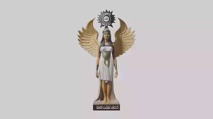 3D model Isis statue model VR / AR / low-poly