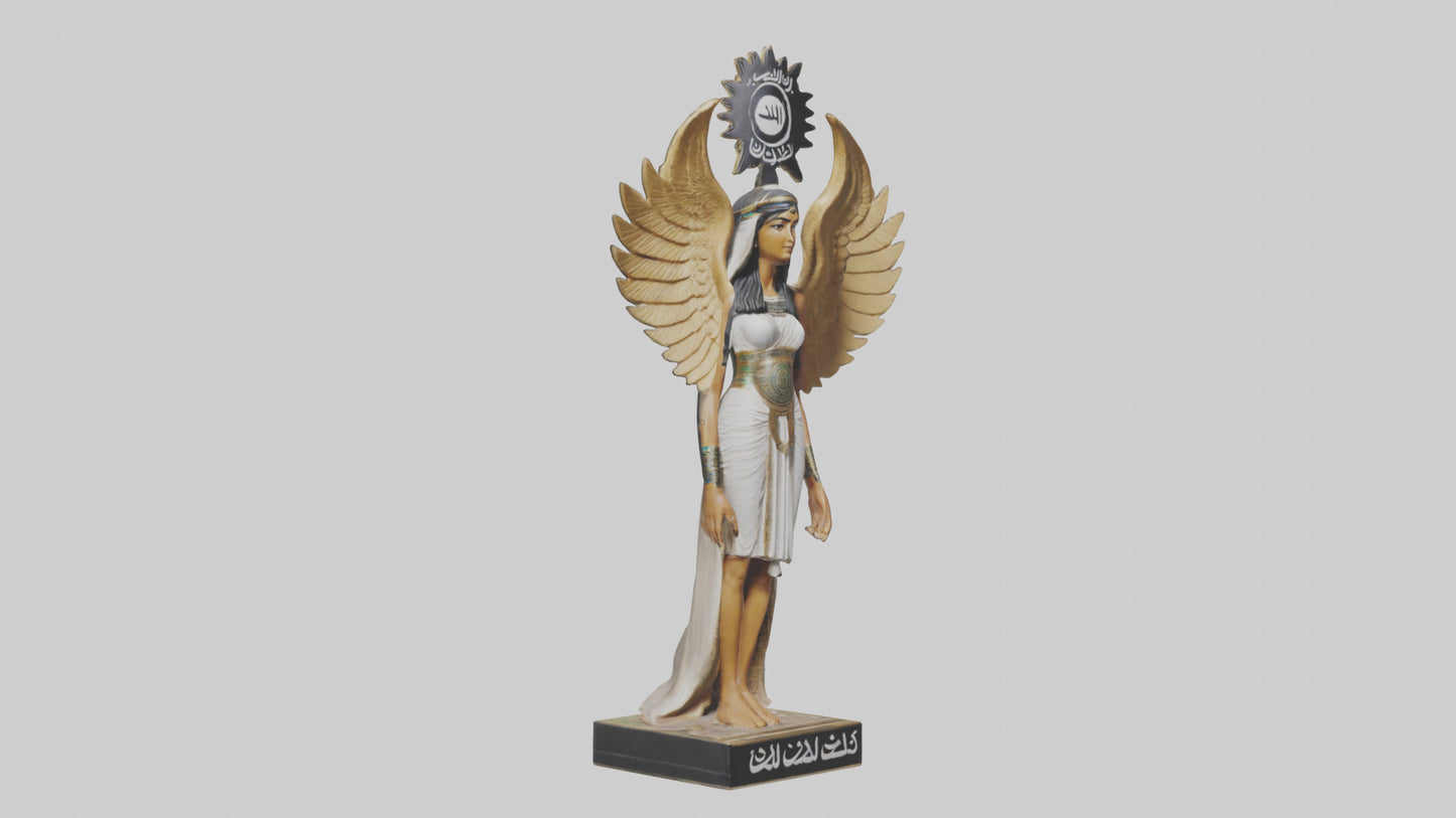 3D model Isis statue model VR / AR / low-poly