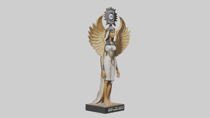 3D model Isis statue model VR / AR / low-poly