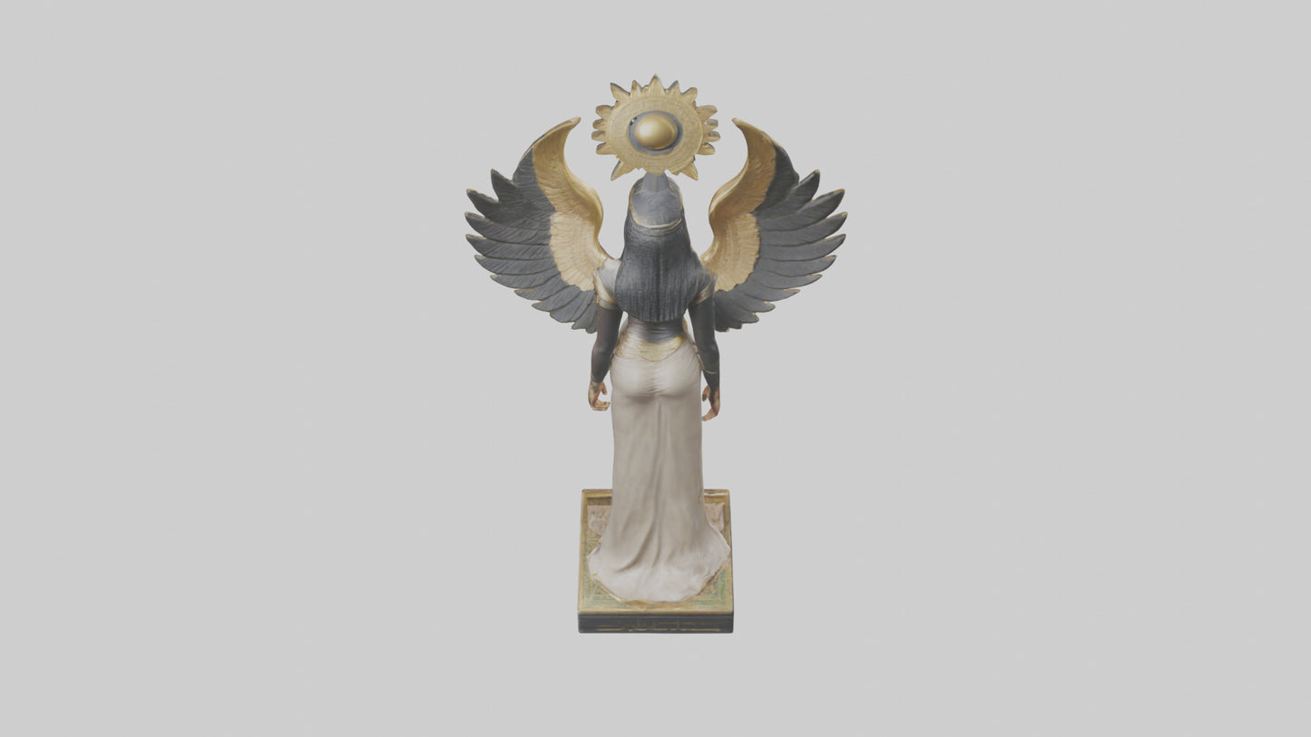 3D model Isis statue model VR / AR / low-poly