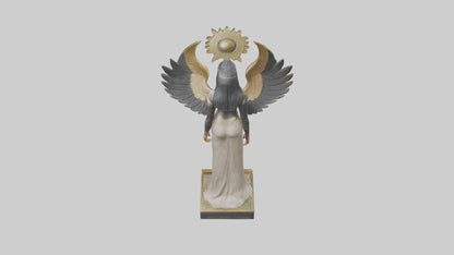 3D model Isis statue model VR / AR / low-poly