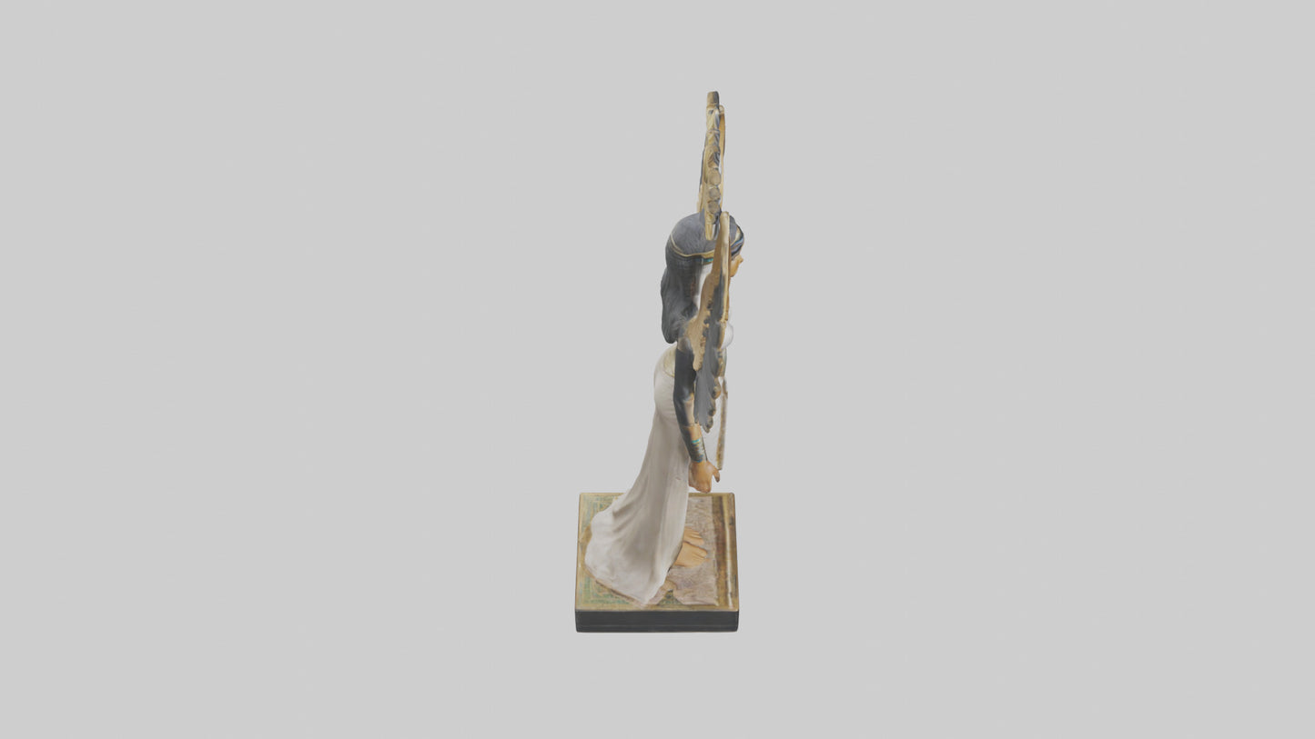 3D model Isis statue model VR / AR / low-poly