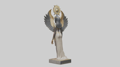 3D model Isis statue model VR / AR / low-poly