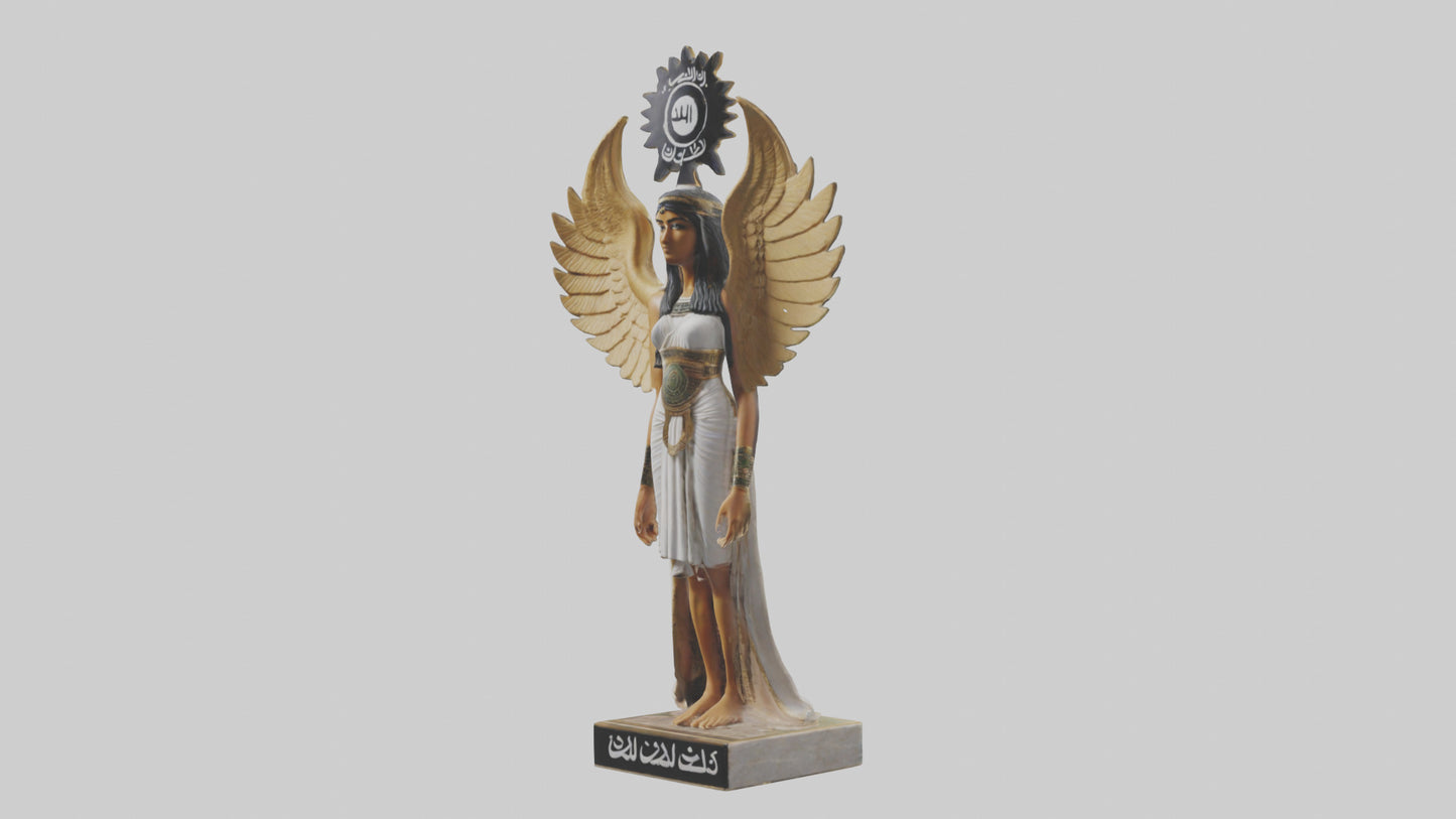 3D model Isis statue model VR / AR / low-poly