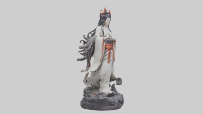 3D model Izanami statue model VR / AR / low-poly