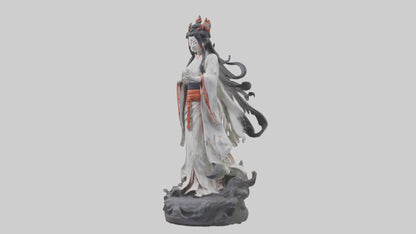 3D model Izanami statue model VR / AR / low-poly