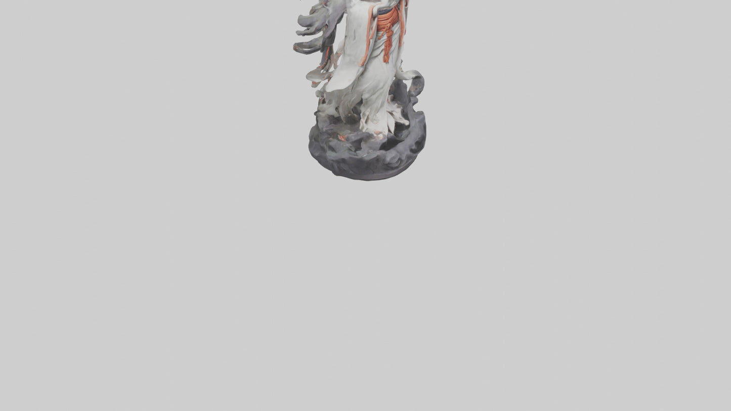 3D model Izanami statue model VR / AR / low-poly