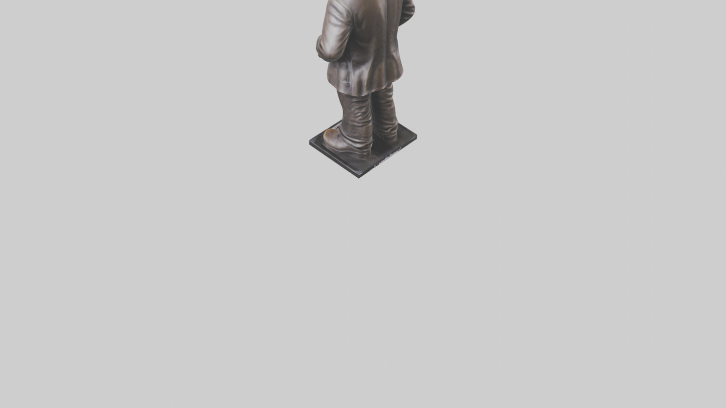 Jack Daniels statue model VR / AR / low-poly