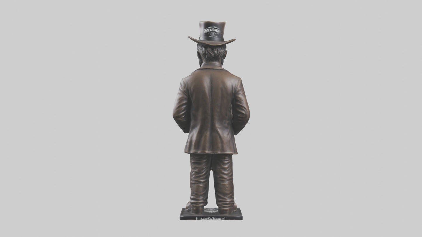 Jack Daniels statue model VR / AR / low-poly