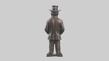 Jack Daniels statue model VR / AR / low-poly