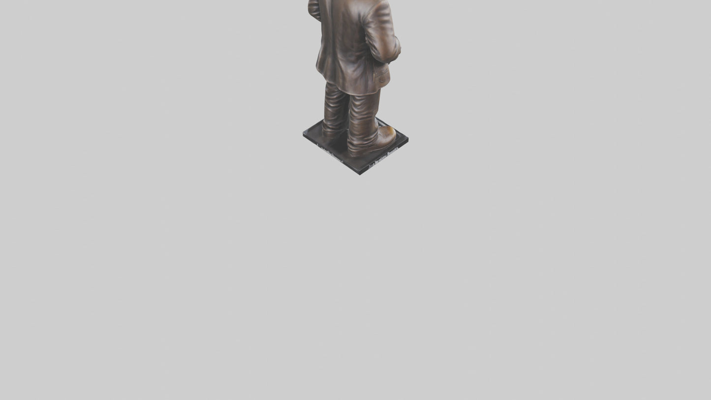 Jack Daniels statue model VR / AR / low-poly