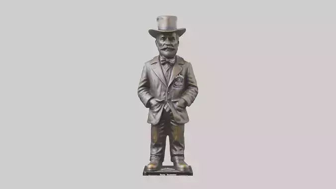 Jack Daniels statue model VR / AR / low-poly