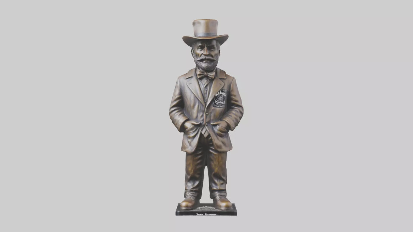 Jack Daniels statue model VR / AR / low-poly
