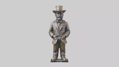 Jack Daniels statue model VR / AR / low-poly