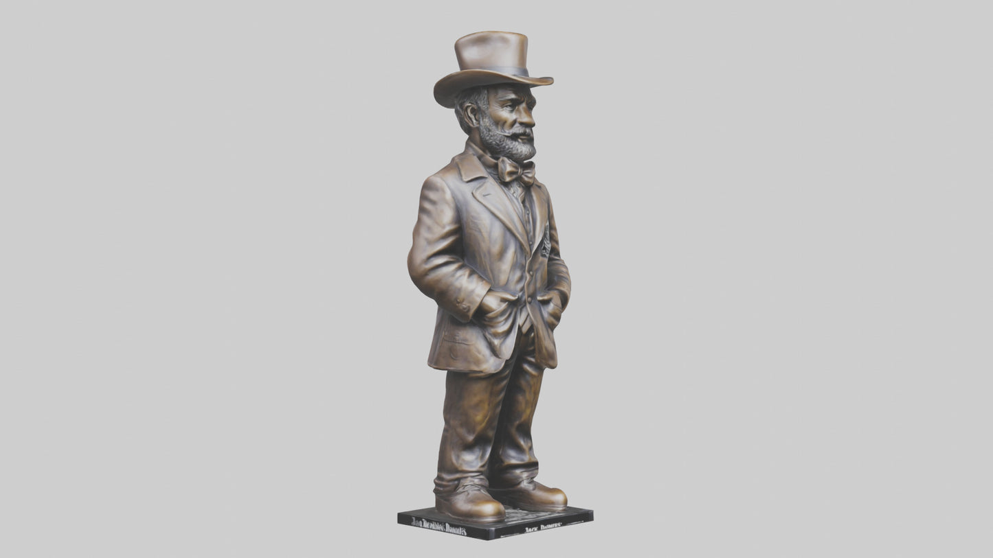 Jack Daniels statue model VR / AR / low-poly