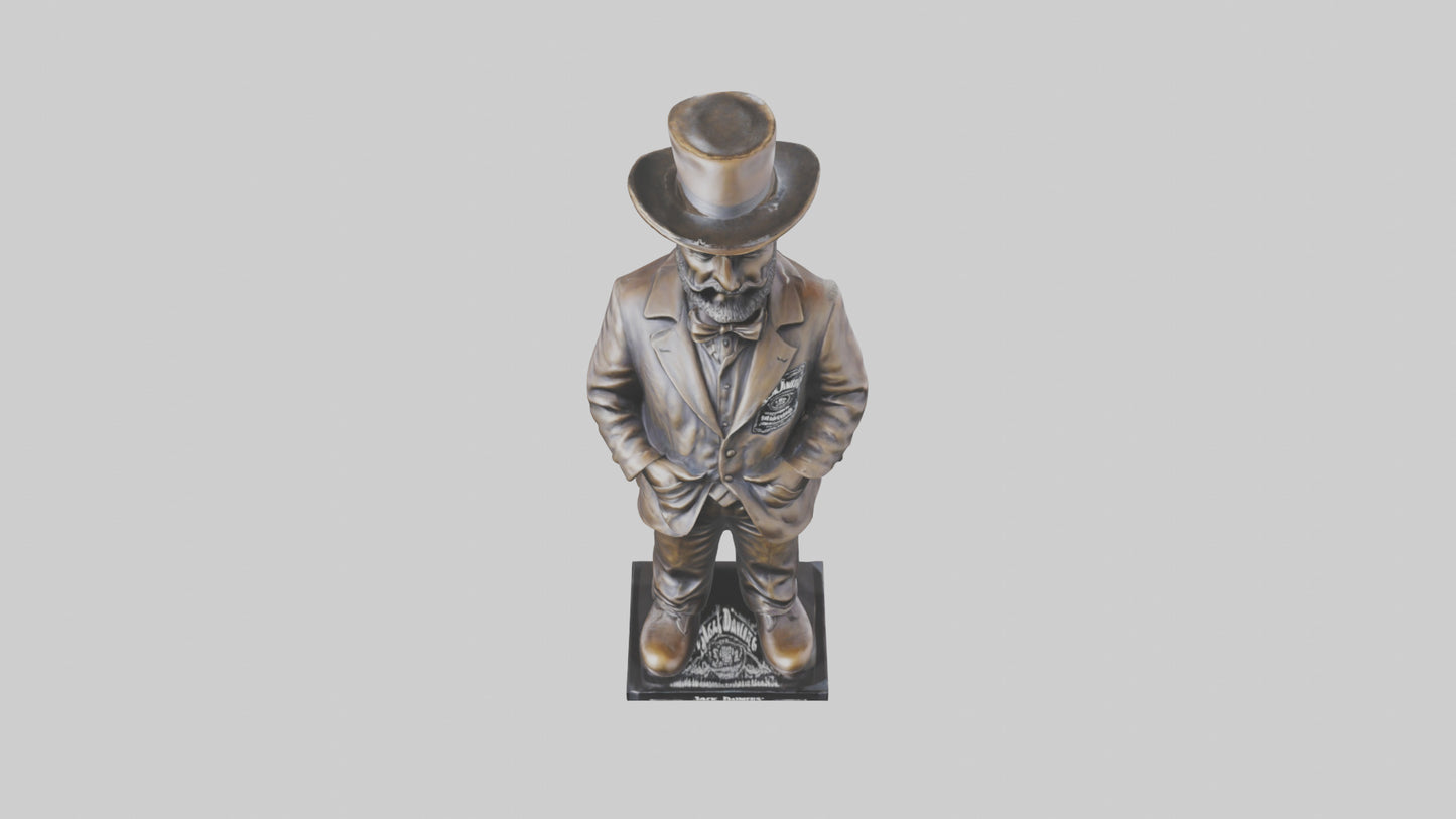 Jack Daniels statue model VR / AR / low-poly
