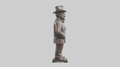 Jack Daniels statue model VR / AR / low-poly