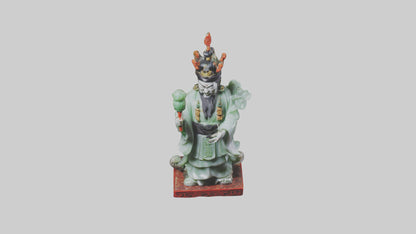 Jade Emperor statue model VR / AR / low-poly