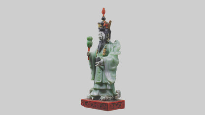 Jade Emperor statue model VR / AR / low-poly