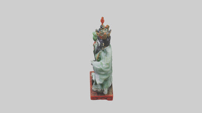 Jade Emperor statue model VR / AR / low-poly