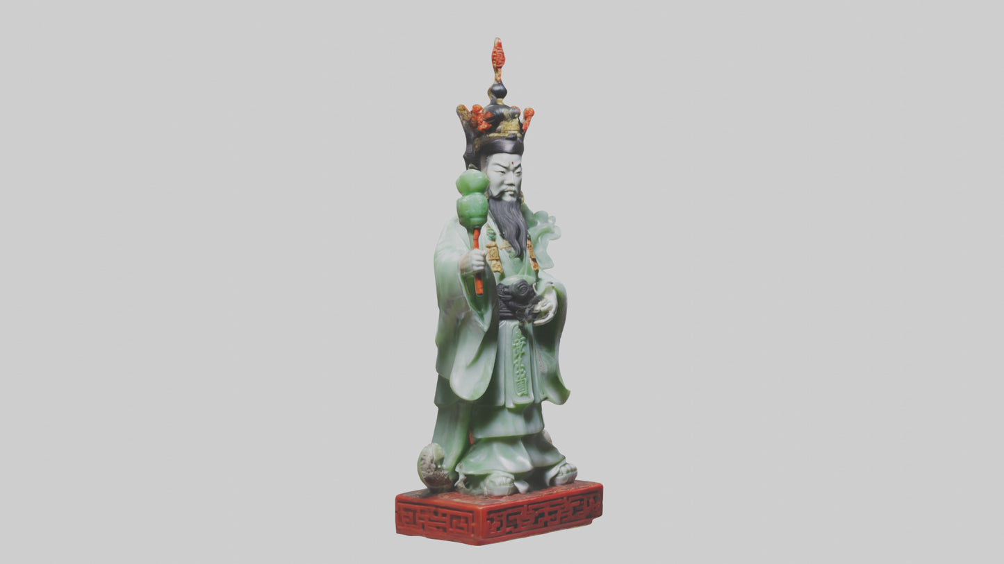 Jade Emperor statue model VR / AR / low-poly