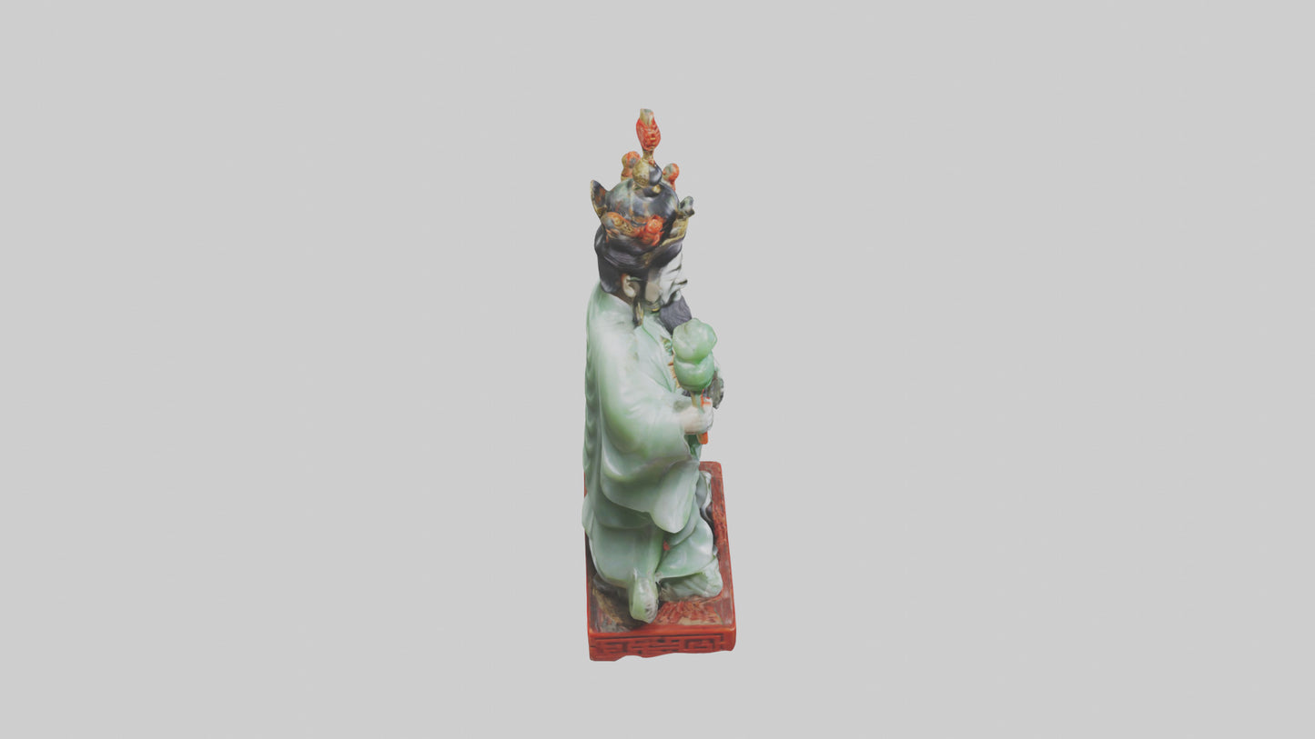 Jade Emperor statue model VR / AR / low-poly