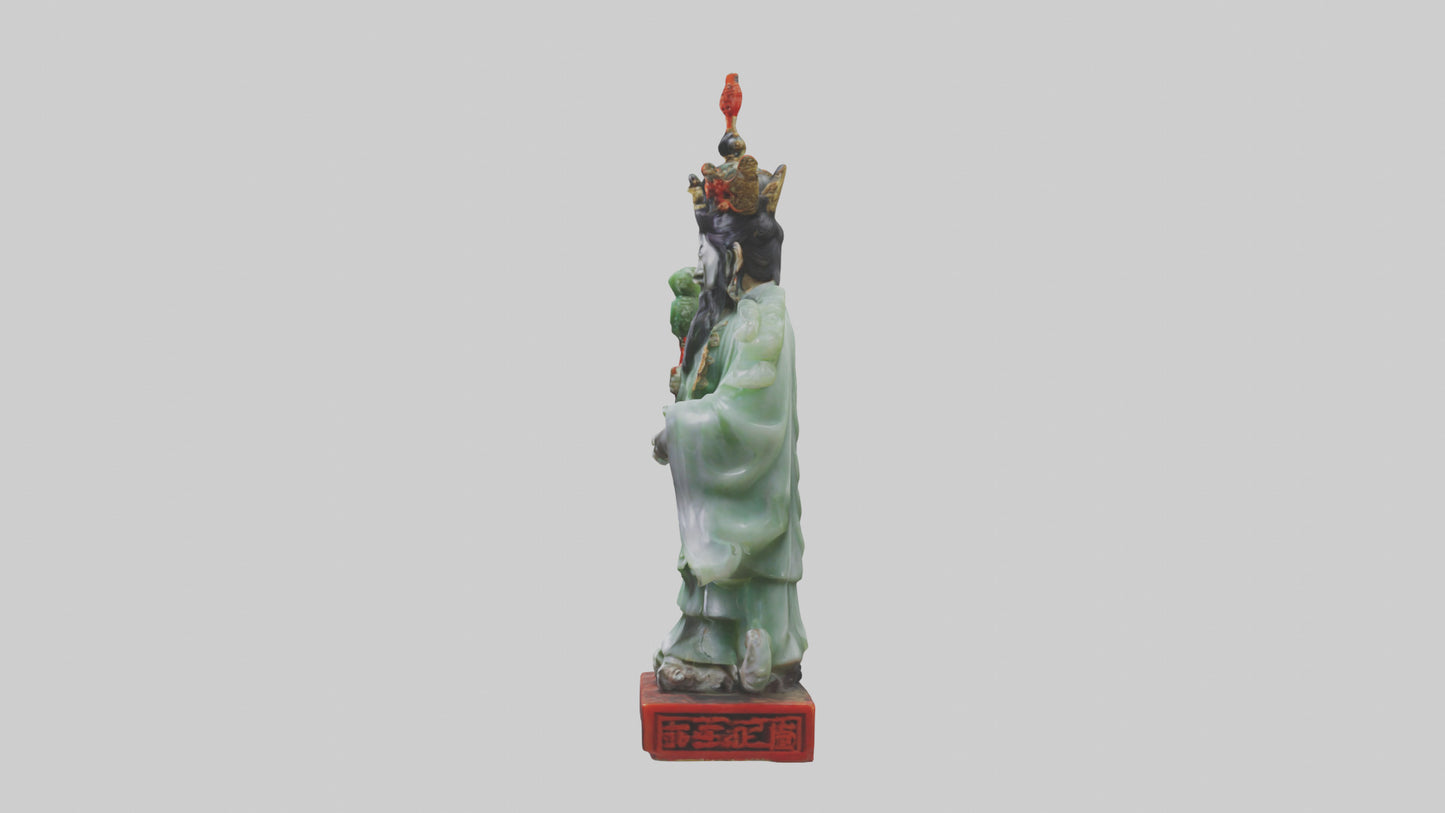 Jade Emperor statue model VR / AR / low-poly