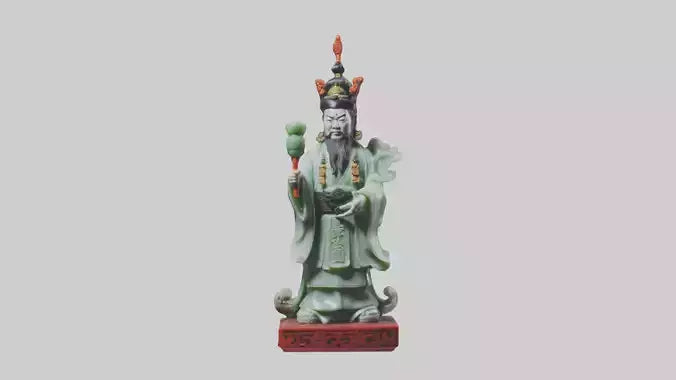 Jade Emperor statue model VR / AR / low-poly